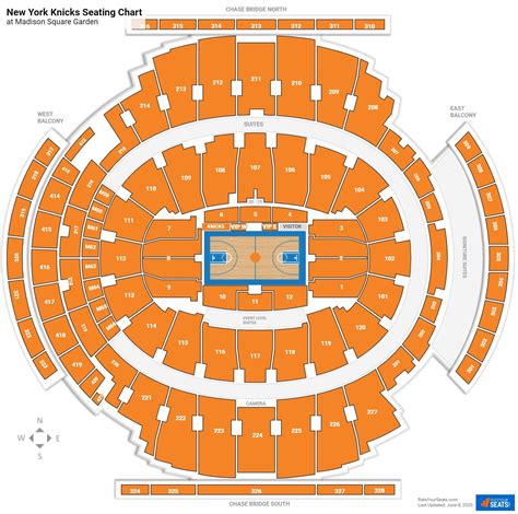 New York Knicks Seating Charts at Madison Square Garden - RateYourSeats.com