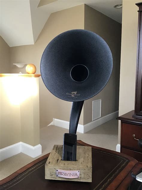 Iphone Dock With Gramophone Horn 175 Ravinia Park Lake Forest