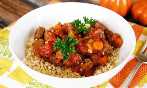 Slow Cooker Beef And Tomato Stew Recipe Spry Living