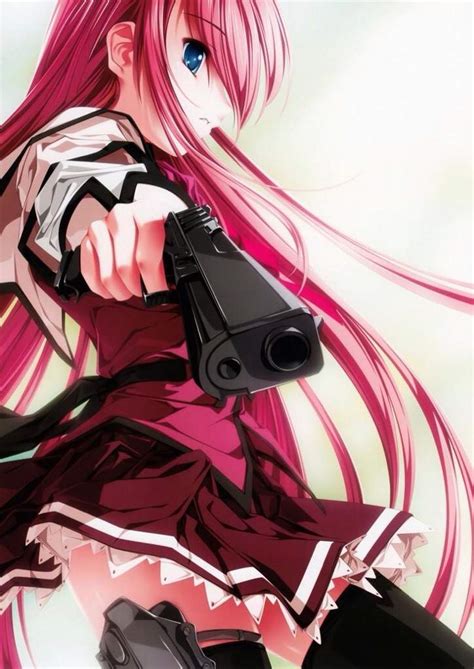 The movie magical girl, anime gun, purple, cg artwork png. Girls With Guns | Anime Amino
