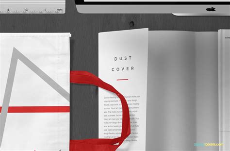 Book Jacket Cover Mockup 1 Change Color Layers Help You Quickly