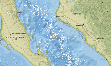 Only list earthquakes shown on map. Mexico Earthquake Today 2016 Strikes Near La Paz