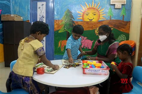 Chennai Children Play In Kindergarten At A School Gallery Social