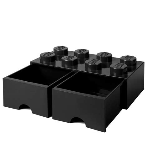 Lego Storage Storage Drawer 8 Knobs 50x25x18 Black