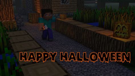 Happy Halloween 3d Animated Minecraft Speedart Youtube