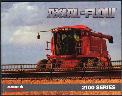 Case Ih Series Axial Flow Combine Brochure Leaflet
