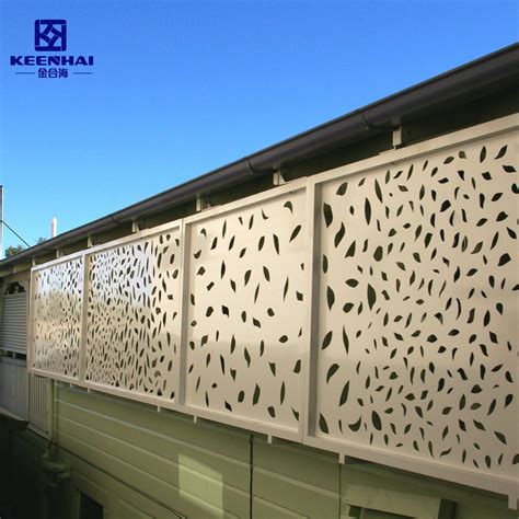 Laser Cut Metal Aluminum Garden Fence Panel For Decoration Kh Fence