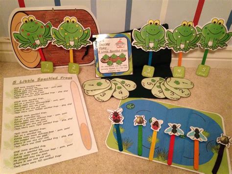 5 Little Speckled Frogs Rhyme Time Cr Hut
