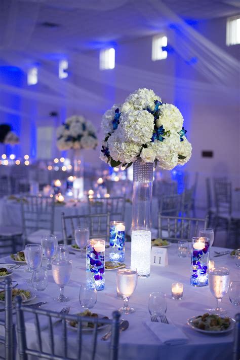 Royal Blue Centerpieces Royal Blue Wedding Decorations Quince