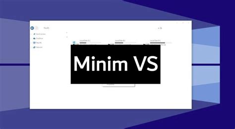 Тема Minim Vs для Windows 10 Минималистичная