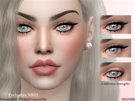 Eyelashes Nb02 At Msq Sims Sims 4 Updates