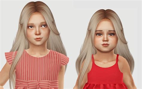 Simiracle Nightcrawler`s Muse Hair Retextured Sims 4 Hairs Toddler