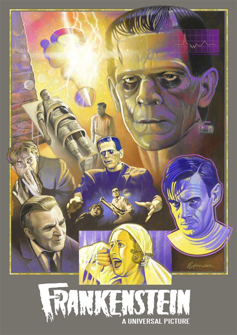 David Robinson Tribute Poster For Frankenstein 1931