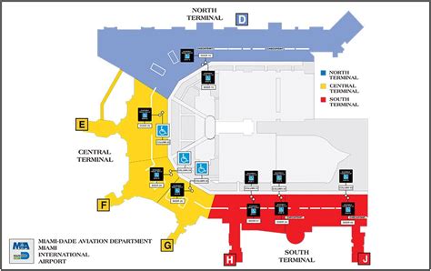 Miami International Airport Terminal Map American Airlines