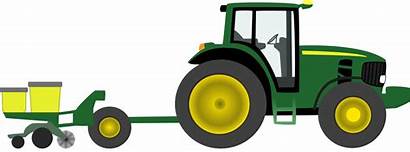 Clipart Deere Tractor John Farm Equipment Yellow