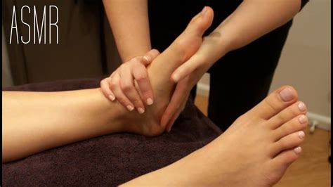Relaxing Foot Leg Exfoliating Massage ASMR YouTube