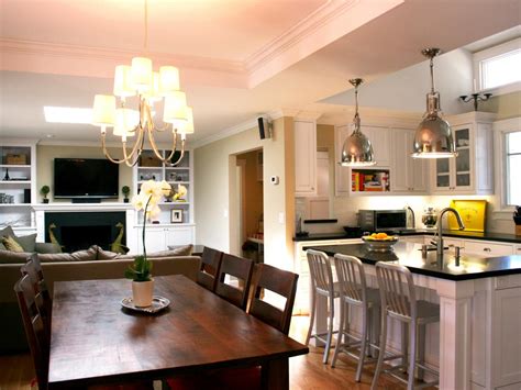 Having dinner in a dining room combined with a living room area is an ongoing trend nowadays, especially in lofts or condominiums with big rooms. Household Mysteries Solved | HGTV