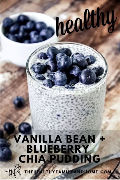 Gluten Free Vegan Vanilla Bean And Blueberry Chia Seed Pudding Recipe
