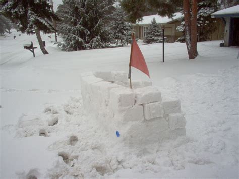 How To Build A Snow House Or Snow Fort With Kids Fun