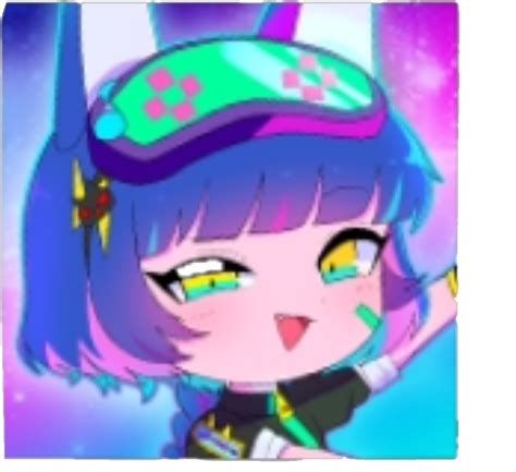 Roblox Anime Girl With Blue Hair Decal Download Cute Blue And Purple