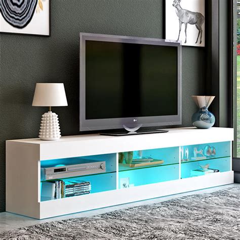 57 Tv Stands Wled Lights For Tvs Up To 65 Multiple Finishes