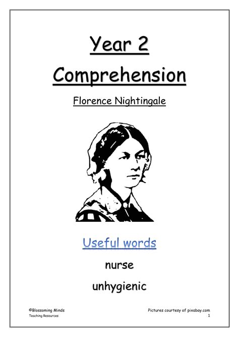 Florence Nightingale Sats Style Comprehension Year 2 Womens
