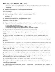 Tapped documentary worksheet answer key
