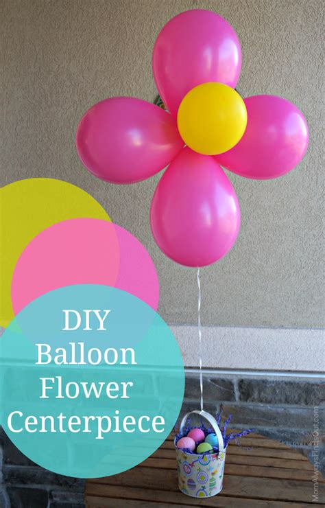 DIY Balloon Flower Centerpieces