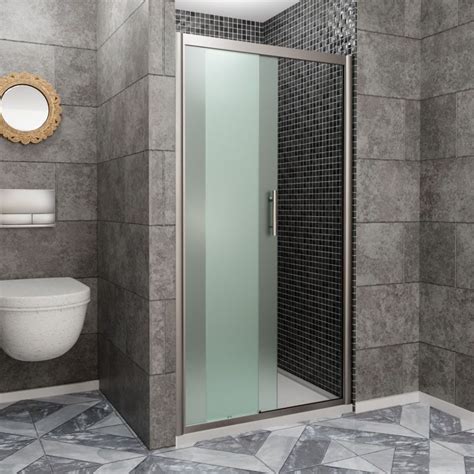 Frosted Sliding Shower Door Obscure Privacy Glass Shower Doors