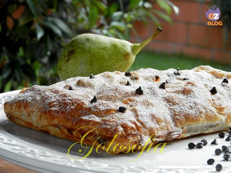 Strudel Di Pere Cioccolato E Noci Ricetta Dolci Veloci