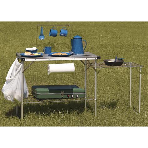 Texsport Folding Camp Kitchen 138392 Tables At Sportsmans Guide