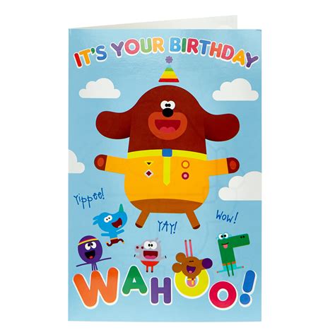 Maybe you would like to learn more about one of these? Buy Hey Duggee Birthday Card - Wahoo! for GBP 0.99 | Card Factory UK