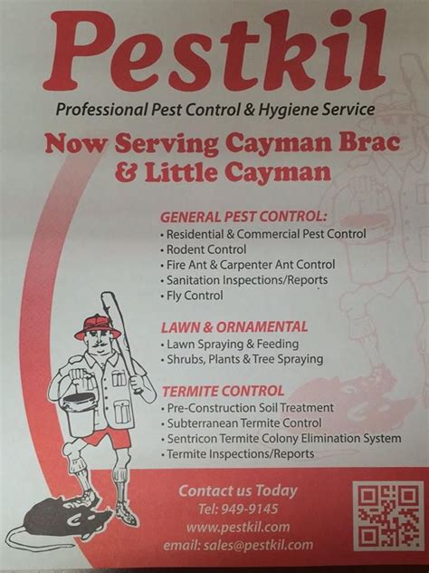 With ant mary's your service plan will be tailored around your own pest control needs. With over 35 years experience in the Cayman Islands, our ...