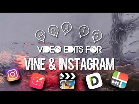 5 essential instagram video editing apps. HOW TO: VINE & INSTAGRAM EDITS! (100% Free Apps!) - YouTube