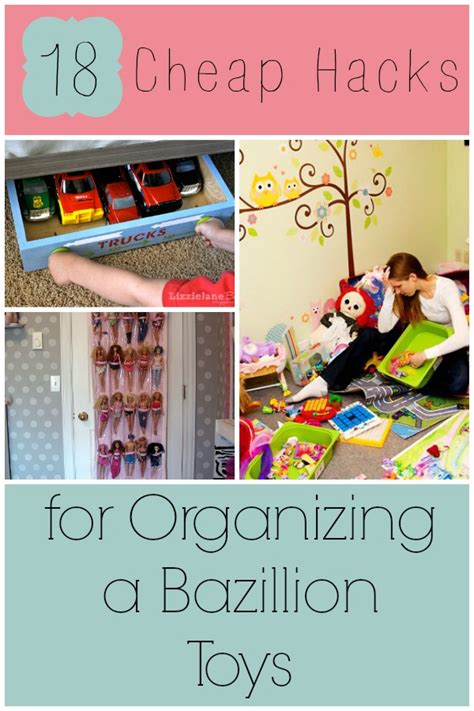 Do you love an organized space? 18 Cheap Hacks for Organizing a Bazillion Toys | Ideas for ...