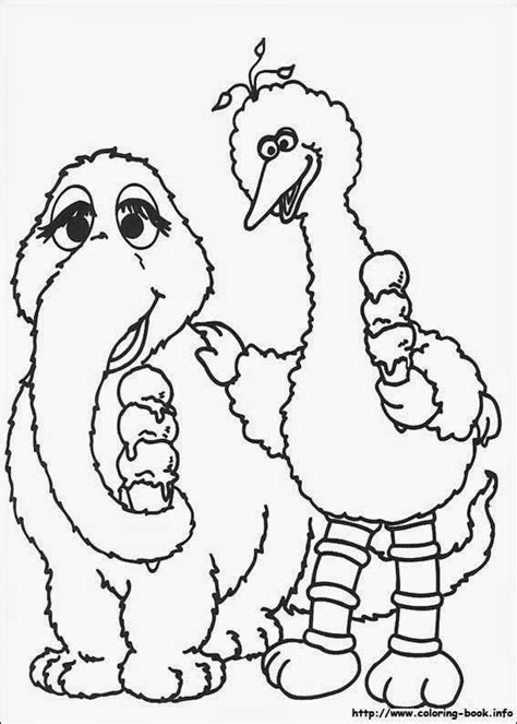 These fun and educative coloring sheets are an excellent way to keep your children busy during the free hours at home. Big Bird Snuffy | Sesame street coloring pages, Monster ...