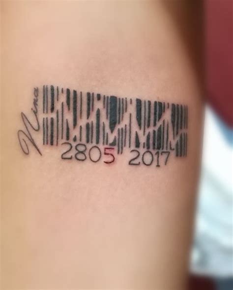 Barcode Tattoo Designs With Meanings Placement Ideas In Barcode Tattoo Barcode Tattoo
