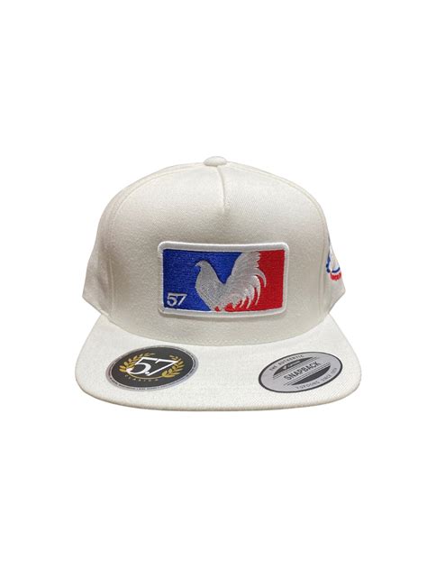 Gorra Gallo Beisbol Royal Blanca The Hat Club