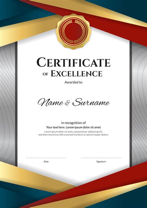 Be sure to check out our certificate maker and gift certificate maker create your own customized certificates. Portrait luxury certificate template with elegant border ...