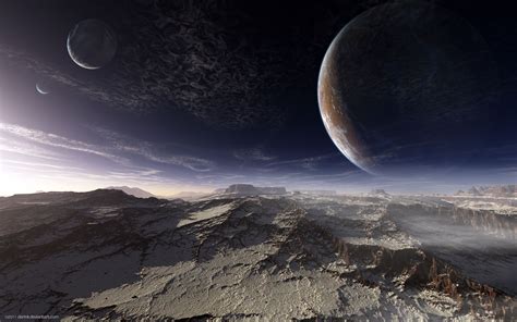 Alien Landscapes Planets Alpha Coders Wallpaper Abyss Sci Fi Landscape Sci Fi