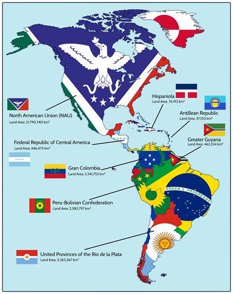 The Americas With Fewer Borders Reposted From Another Sub R