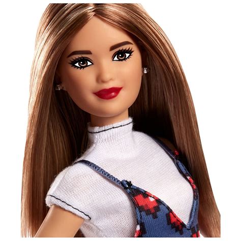 Barbie Fashionistas Doll 81 Petite Wear Your Heart Blue Dress White Top