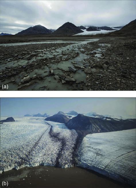 A Example Of Glacial Meltwater Runoff From A Land Terminating Glacier