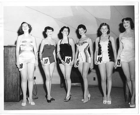 Org Vintage Semi Nude Large X Rp Beauty Contest Ontario Swimsuits Ebay