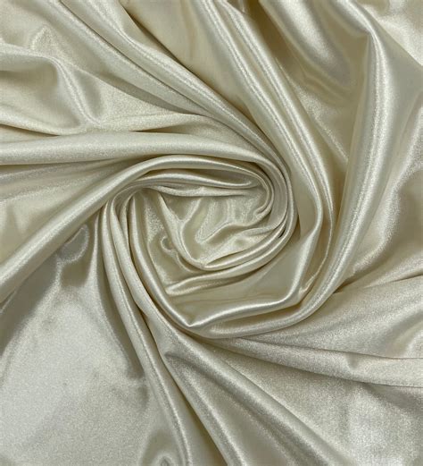 2 Way Stretch High Quality Satin Nylon Spandex Fabric By The Etsy