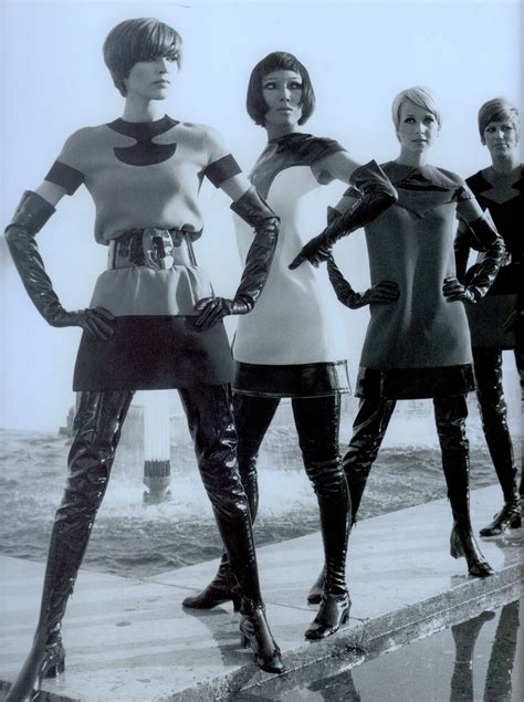 Pierre Cardin S Futuristic Ready To Wear Mini S Tunics With Thigh High Boots From