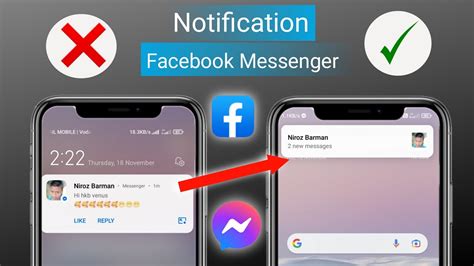 How To Hide Facebook Messenger Message Preview Notification Fb