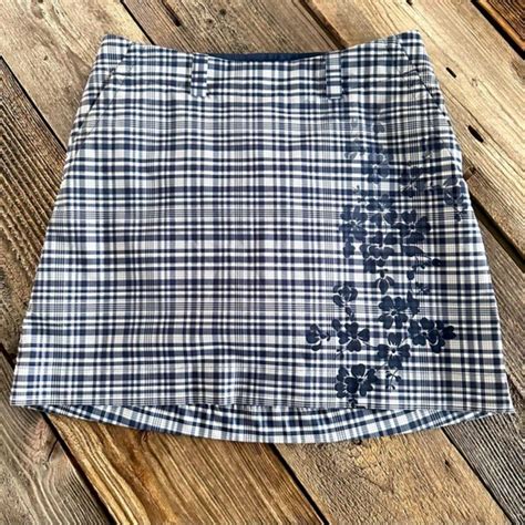 Nike Plaid Golf Skirt With Built In Shorts Like New Depop