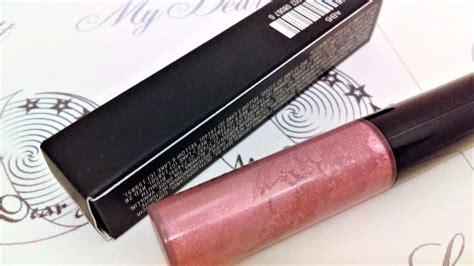 MAC Lipglass Dreamy Warm Pink Glossy With Pearl Finish Size 4 8g