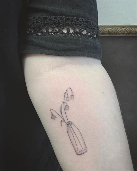 Flowers In A Bottle By East From Shamrock Social Club Bottle Tattoo